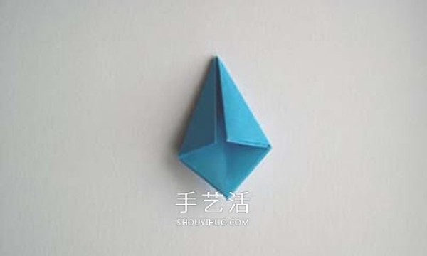 The simplest graphic tutorial on how to fold a diamond