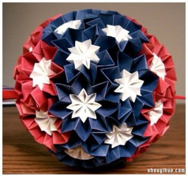 Appreciation of the beautiful handmade origami flower balls (6)