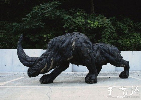 Tire Animal DIY Sculpture