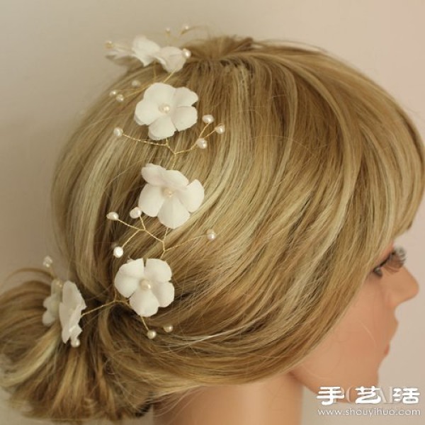 DIY to make beautiful pearl velvet headbands