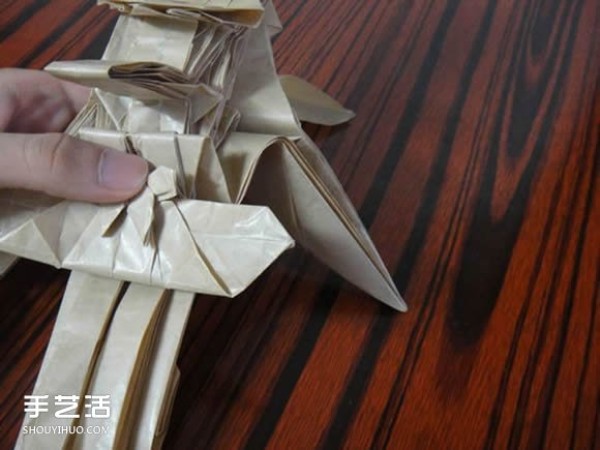 Shagugan no Shana origami illustration anime character Shana origami tutorial