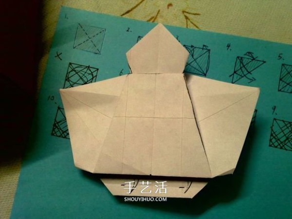 Mengshen Origami Tutorial Illustrated Steps of Folding the Cute Three-dimensional Damax