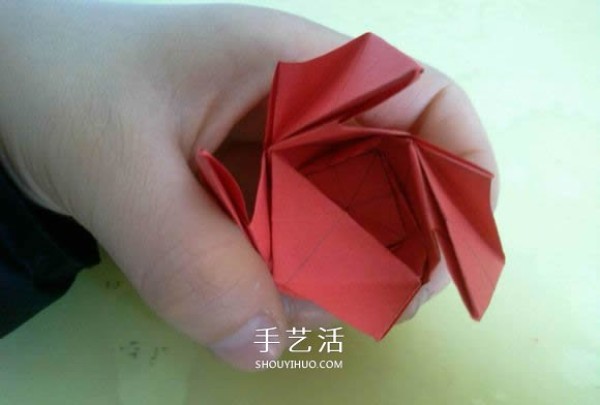 How to fold LS roses with illustrations and how to fold LS roses by hand step by step