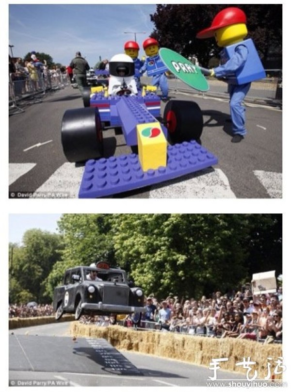 Londons soapbox racing competition, British creativity is invincible! 