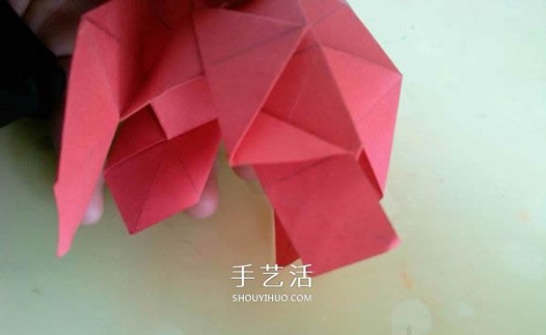 How to fold LS roses with illustrations and how to fold LS roses by hand step by step