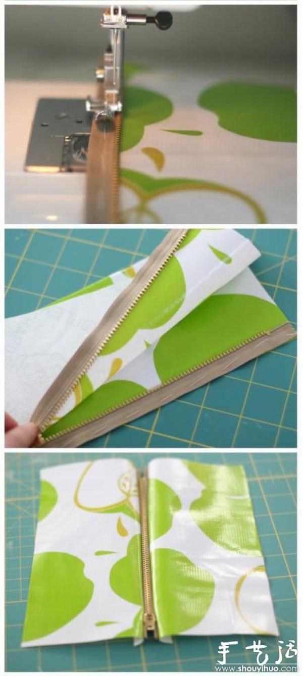 Tutorial on making beautiful pencil cases with handmade fabrics