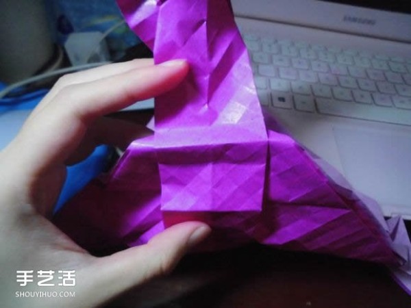 Die Lianhua Love Origami Illustration of Creative Love Origami Step by Step