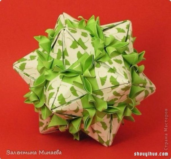 Appreciation of the beautiful handmade origami flower balls (7)