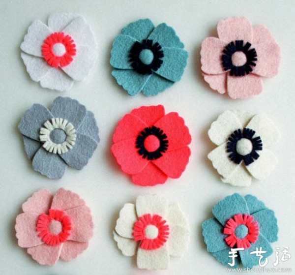 DIY decorative small flower ornaments handmade