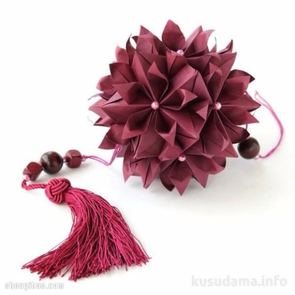 Appreciation of the beautiful handmade origami flower balls (3)