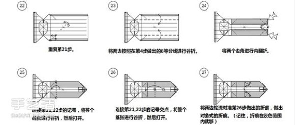 Paper money origami camera illustration and a detailed explanation of how to fold a dollar bill into a camera