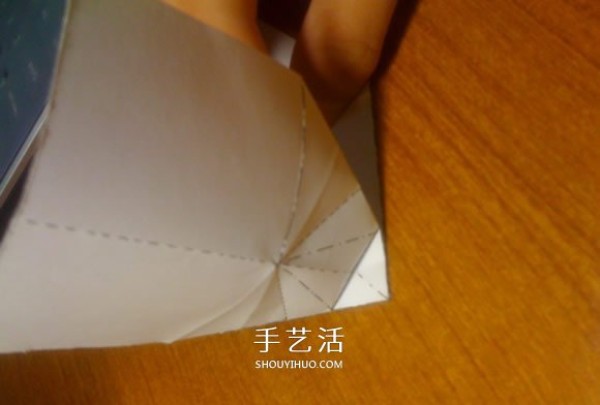 How to make origami crane rings, illustrated process