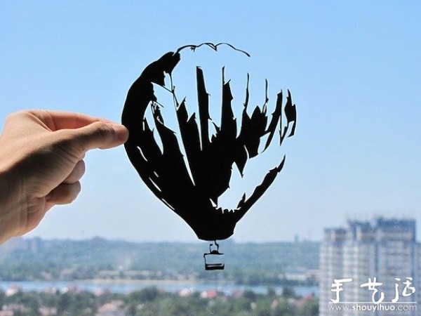 Creative paper-cut works by Ukrainian artists