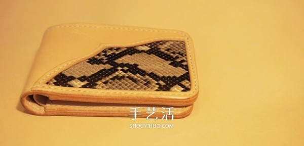 The most detailed leather art tutorial teaches you how to make a cowhide wallet step by step