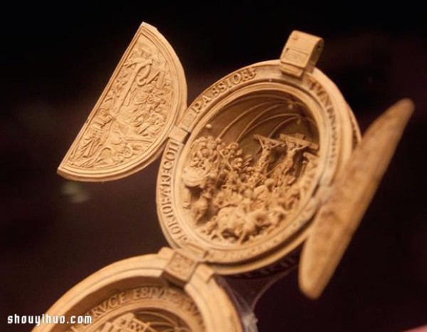 Prayer Nut 16th century European luxury version of wood carving rosary