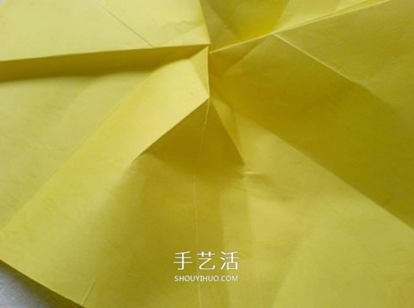 Detailed PT rose folding diagram and handmade PT rose origami tutorial