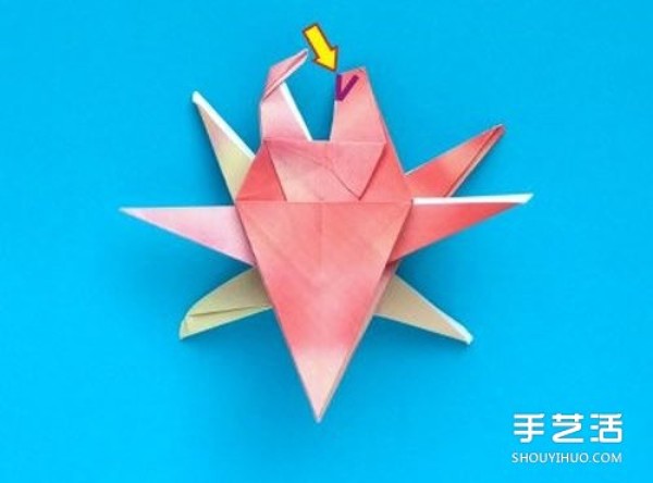 Origami Crab Step by Step Illustration and Complex Crab Origami Illustration Tutorial