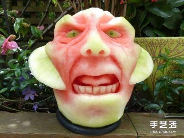 Creative watermelon carving pictures, melon carving and fruit carving works to appreciate