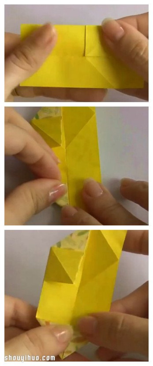 How to fold the origami five-star flower. Illustrated tutorial on how to fold the five-star flower.