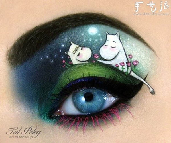 Beautiful and enchanting eye makeup works