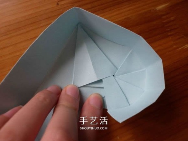 How to fold a love box with a lid origami Valentines Day love box