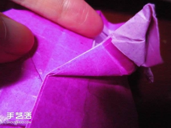 Die Lianhua Love Origami Illustration of Creative Love Origami Step by Step