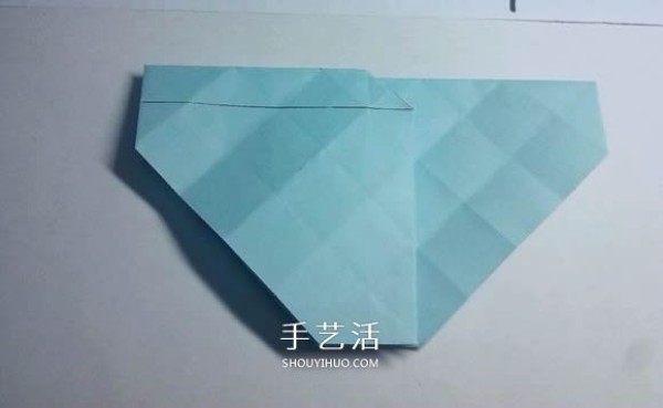 Teach you folding step by step! Detailed illustration of Kawasaki rose origami process