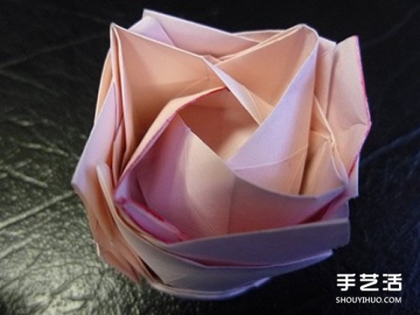 Japanese origami masters intricate rose origami tutorial with step-by-step illustration