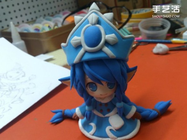 LOL Fairy Witch Ice and Snow Lulu Ultra-Light Clay DIY Production Illustrated Tutorial