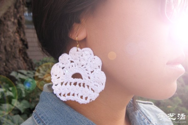 Beautiful Lace Earrings DIY Handmade Tutorial