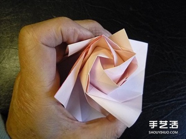 Japanese origami masters intricate rose origami tutorial with step-by-step illustration