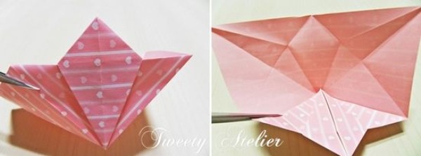 Triangle Bookmark Origami Method and Triangle Bookmark Illustrated Tutorial