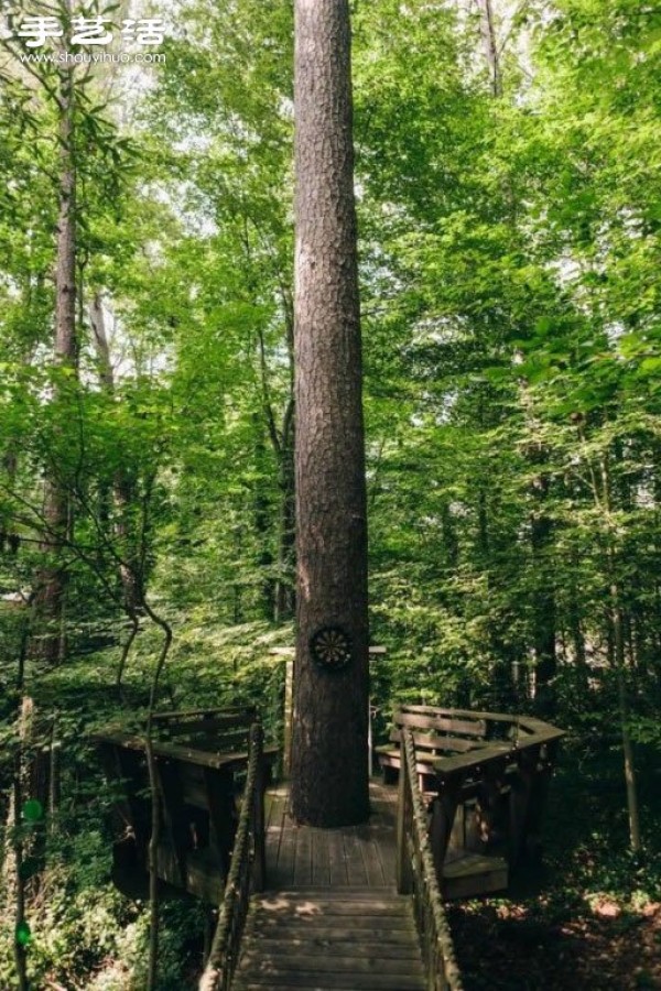 Childhood fantasy of a dream tree house, a secret base in the forest! 