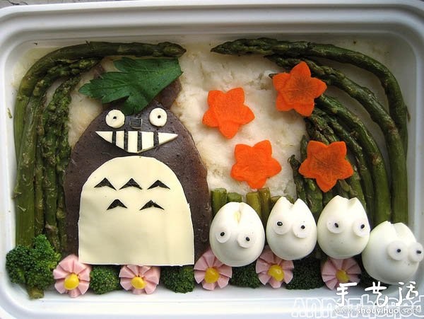 Cute and funny cartoon bento DIY