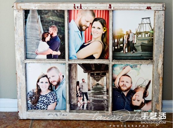 DIY photo layout of renovated old items will make your home beautiful