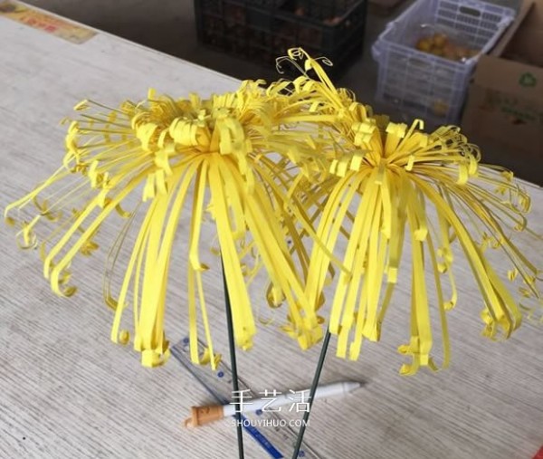 How to make big chrysanthemums for Double Ninth Festival, simple and beautiful! 