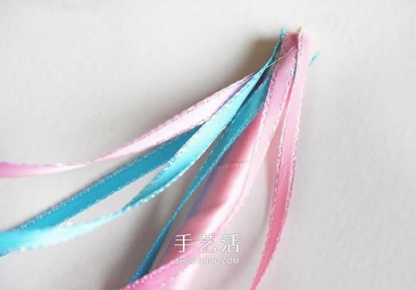 How to make a beautiful magic wand with illustrations of fabric five-pointed star magic wand DIY