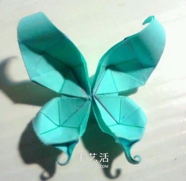 Origami Butterfly Illustrated Tutorial How to Fold a Handmade Papilio Butterfly Step by Step