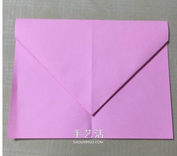 The simplest paper airplane origami illustration flies very smoothly and long-lasting