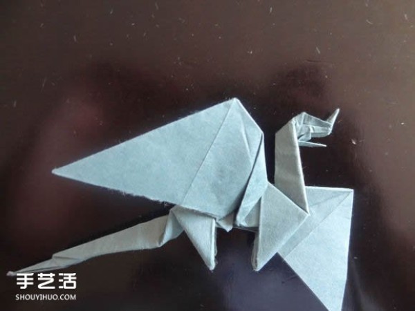 Western Dragon Origami Tutorial Illustrated How to Origami a Winged Dragon