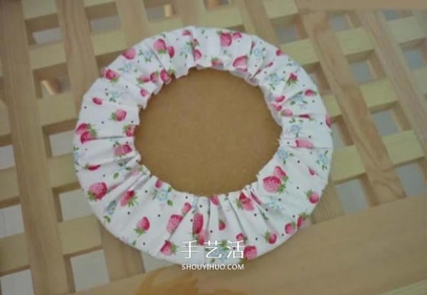 Non-woven cute basket DIY, how to make your own round fabric basket