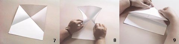 DC-3 aircraft origami method