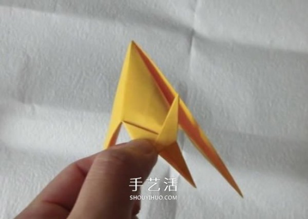 Tutorial on how to fold pearlescent conch, step by step diagram of origami conch