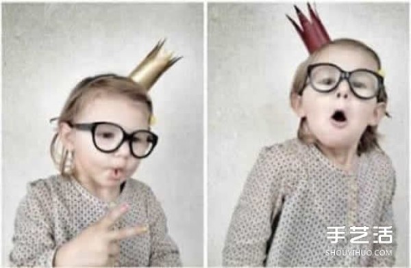 The tutorial on how to make a crown on a toddlers paper tube can also be used as a birthday hat