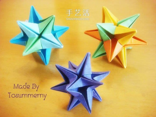 Christmas Star Folding Illustrated Tutorial How to Origami a Christmas Star Step by Step