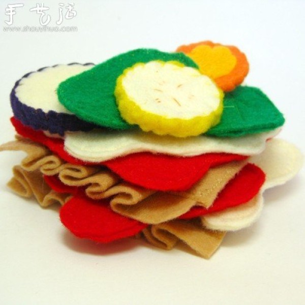 Handmade fabric DIY various exquisite snacks