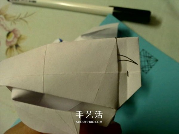 Mengshen Origami Tutorial Illustrated Steps of Folding the Cute Three-dimensional Damax