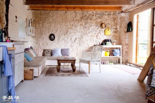 Swedish Mediterranean Style Stone Cottage Decoration Design Appreciation