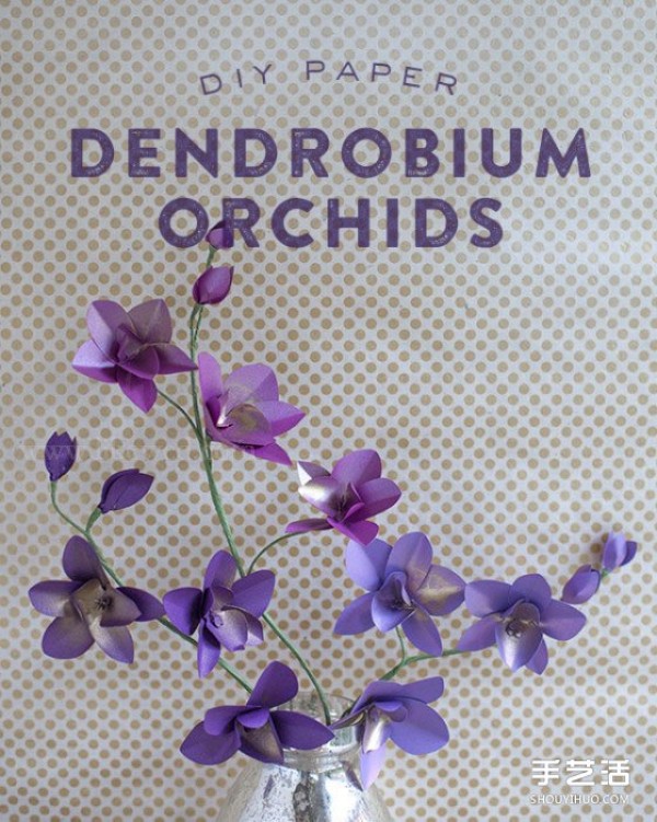 How to make a beautiful orchid, illustrated with step-by-step origami origami