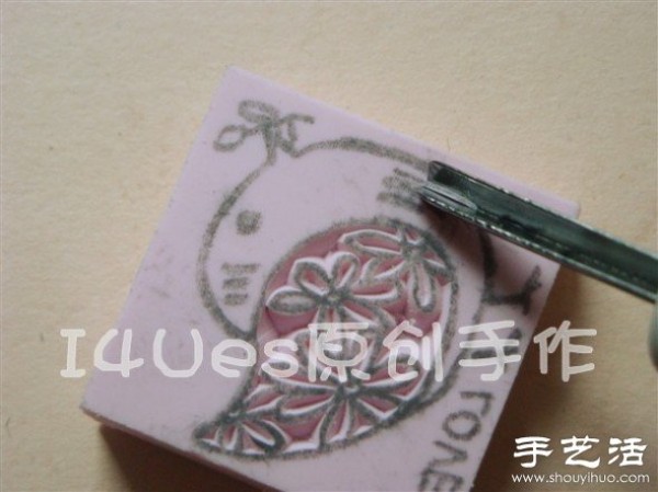 Super detailed hand-made bird pattern rubber stamp tutorial